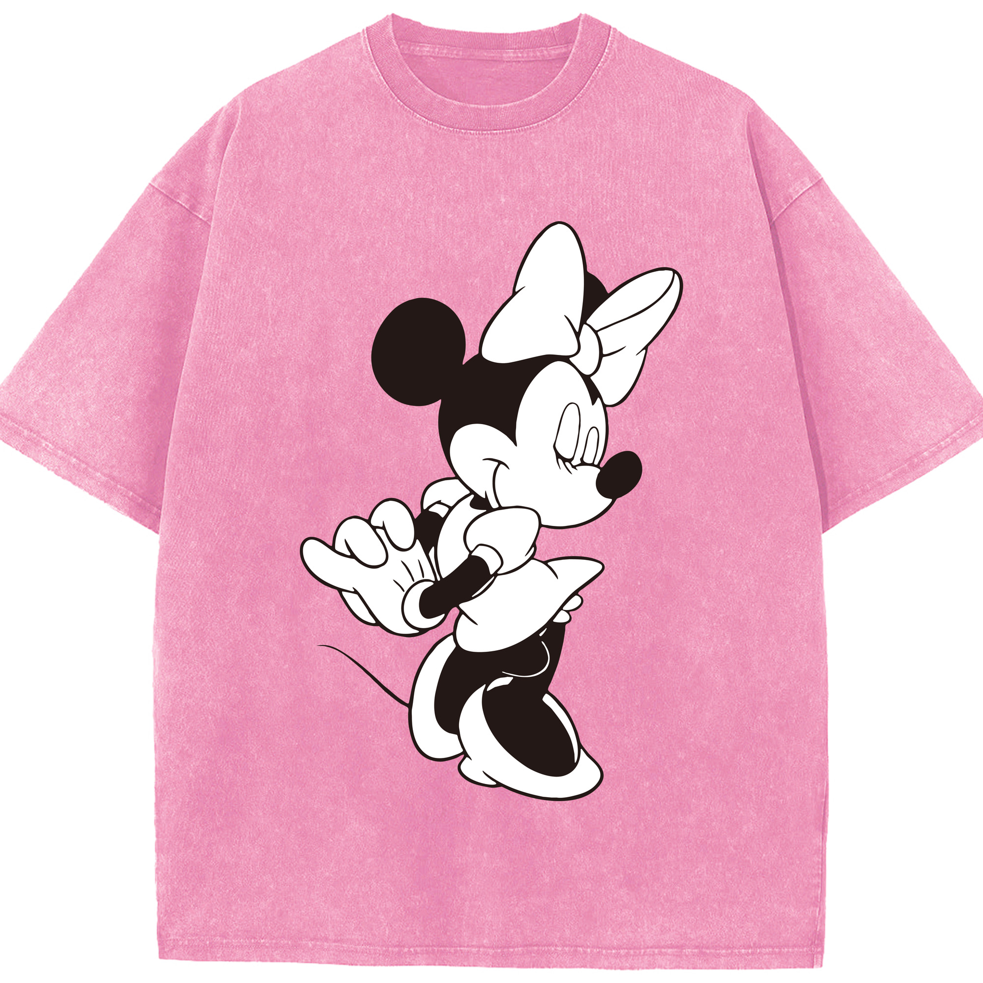 （画像用） ミッキーマウス Mickey Mouse 綿100% ヴィンテージ風 半袖Tシャツ（フロントプリント）